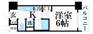 三ノ宮駅 徒歩5分 8階の物件間取画像